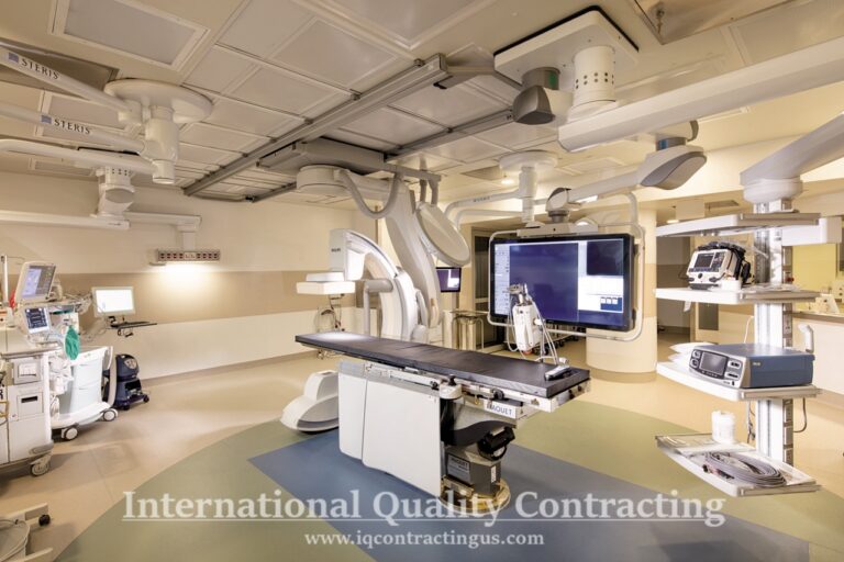 International Quality Contracting, Contracting, Illinois, Chicago, Chicagoland, Construction, Builder, Builders, Pre-construction feasability,Design, Build, Turnkey, Hospital Restoration, Institutional restoration, Crane, safety, RF Shielding, CT, Clean Room, Magnetic Shielding, 5 Gauss Field, HEPA, Lead Shielding, Brazing, Brazed, Insulator, Infrared, demo, demolition, downtown, OR, Operating Room, Radiology, Structural, Steel, Corian, Walls, Windows, Doors, Custom, Union, Pipe fitters,