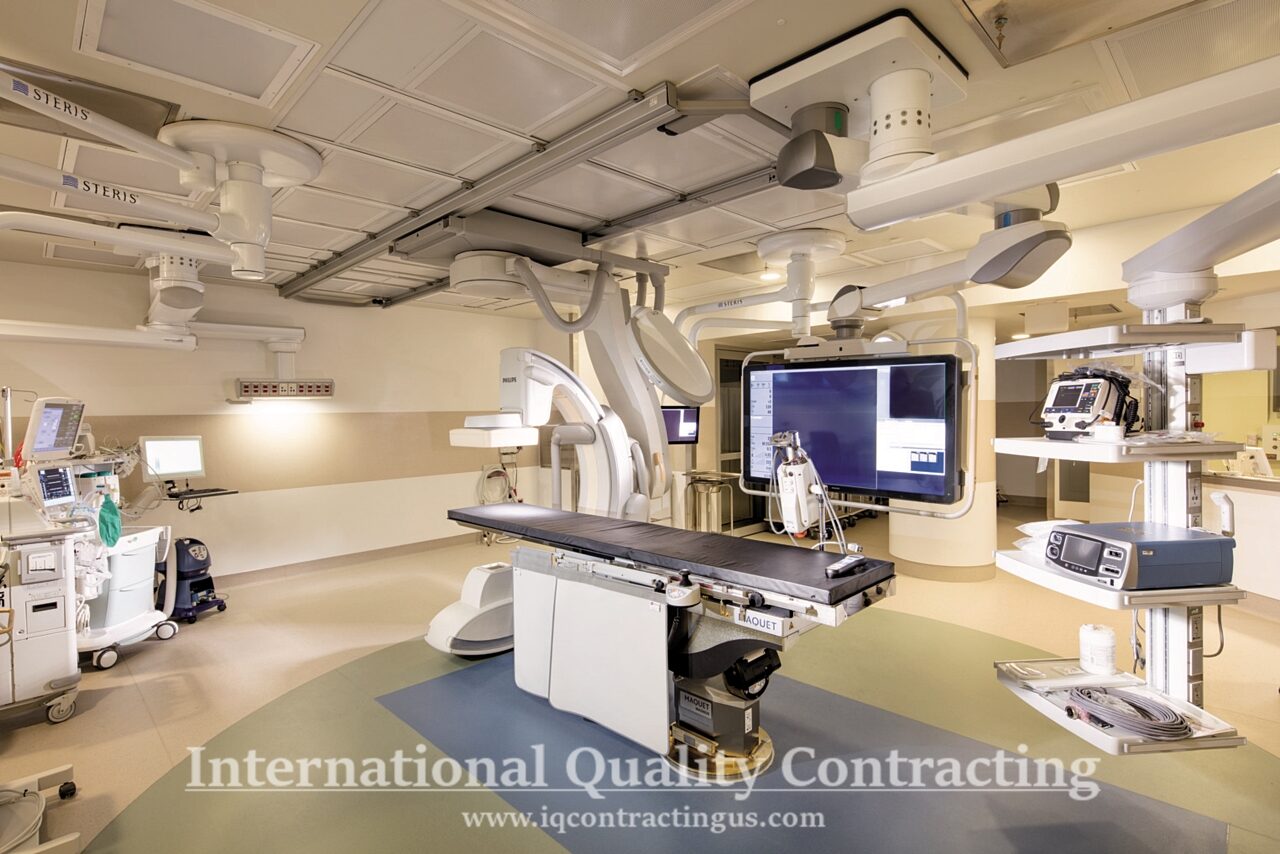 International Quality Contracting, Contracting, Illinois, Chicago, Chicagoland, Construction, Builder, Builders, Pre-construction feasability,Design, Build, Turnkey, Hospital Restoration, Institutional restoration, Crane, safety, RF Shielding, CT, Clean Room, Magnetic Shielding, 5 Gauss Field, HEPA, Lead Shielding, Brazing, Brazed, Insulator, Infrared, demo, demolition, downtown, OR, Operating Room, Radiology, Structural, Steel, Corian, Walls, Windows, Doors, Custom, Union, Pipe fitters,